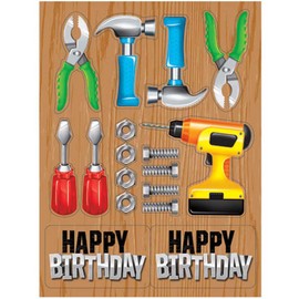 Handyman Party Sticker Party Favors (4 ct)