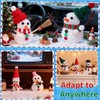 VEKDA 12 Pack Build a Snowman Kit Winter Crafts for