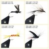 100pcs Fly Fishing Flies Kit Dry Wet Fly Fishing Flies