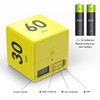 Cube Timer,Pretmess Gravity Flip Kitchen Timer for Time Management and
