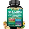 Parrox Sea Moss, Black Seed Oil, Ashwagandha, Turmeric, Chlorophyll, Dandelion,