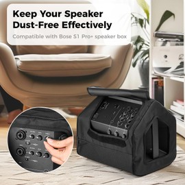 Speaker Box Protective Cover for Bose S1 Pro+, Dustproof Cover for Buttons and Ports Operation, Protects The Speaker System from Scratches