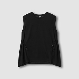 JAJU [JAJU/자aju] JAJU AIR Cotton Shirring String T-shirt (Choose 1 of 3)