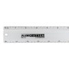 Alumicutter, 24inch Straight-Edge Ruler, Silver