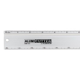 Alumicutter, 24inch Straight-Edge Ruler, Silver