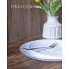 LaGlint 10.5 inch Dinner Plate Set of 6, Lightweight Round