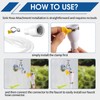 4.9FT Faucet Hose Attachment for Sink & Large Humidifiers,with Adjustable