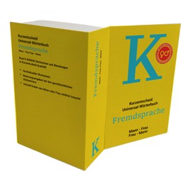 Kurzentscheid Booksafe - Secret Hiding Place for Valuables Perfect Book Hiding Dictionary Translation Man Woman
