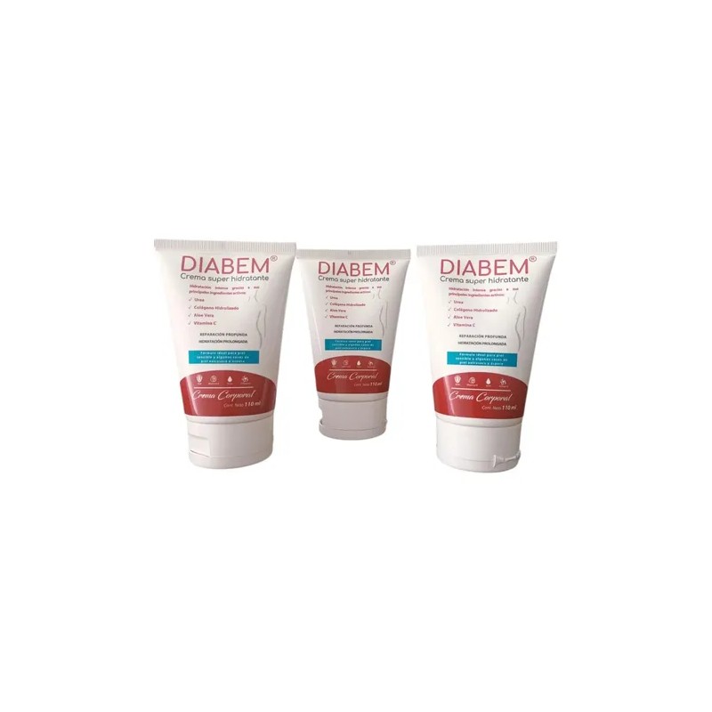 3 Diabem Crema Especial Para Diabético Hidratante 110ml