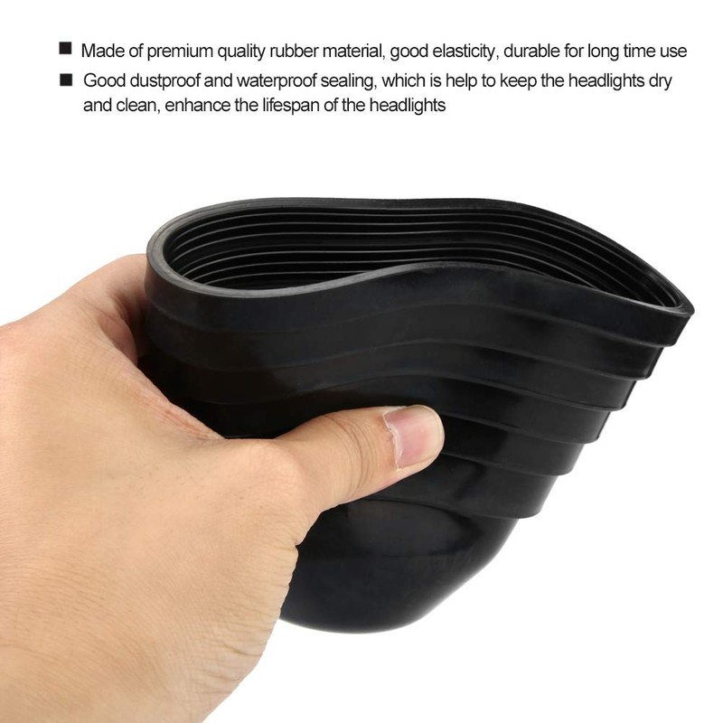 Car Headlight Dust Cover 95MM 3.74 Inch Universal Car Headlight