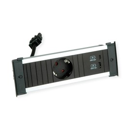 BACHMANN Kapsa S 1xCEE7/3, 1xUSB A/C 22W 0.2m GST18