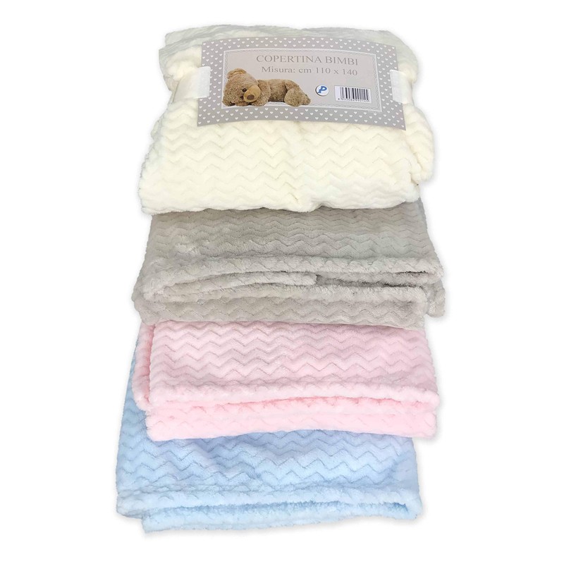 Tex family Fleece Blanket 100 x 140 cm for Cot