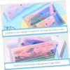 Outanaya 3Pcs Holographic Makeup Pouch Cosmetic Organizers for Women Travel