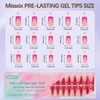 Misssix French Tip Press On Nails, 150Pcs French Gel Nail
