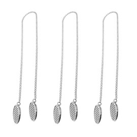 3 Piezas Clips De Servilleta De Aleación Con Cadena Para Restaurante Y Hogar Soporte Práctico Para Mantener Servilletas En Su Lugar