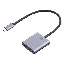 Sanwa Direct 500-KC047 USB-C Extension Adapter, Xreal Compatible, PD, 100W, Rapid Charging, 4K/60Hz Support, Video Output, Smart Glass, Hub Adapter