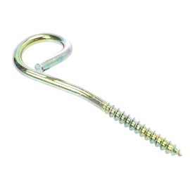 Aqbau Set of 2 Swing Hooks with Wooden Thread 8 mm x 120 mm Swing Shackle Hook Safety Hook