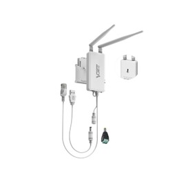 Vonets VAP11S Mini WiFi Bridge/Wireless Repeater/WiFi Router/WiFi to Wired Converter 2.4GHz Industrial with 2 RJ45 Ethernet Ports and 2 External Antennas, Great Partner for Electronic Scale, PLC, DVR