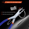 TOOLUTION 9 Inch Angle Tip Lock Ring Pliers, Snap Ring