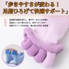 [MACITEET] 【足指開き&2足組】 着圧ソックス 足指 広げる むくみ対策 外反母趾 サポーター ふくらはぎ 美脚