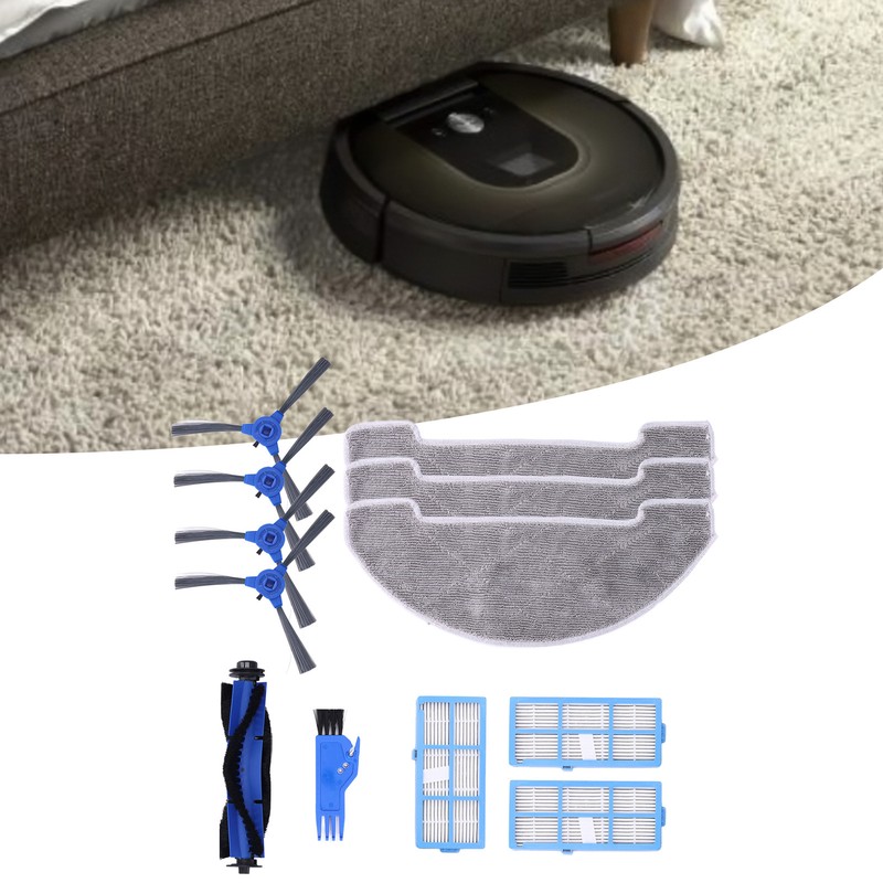 Robotic Vacuum Cleaner Kit with Side Brush Rag Filter Main