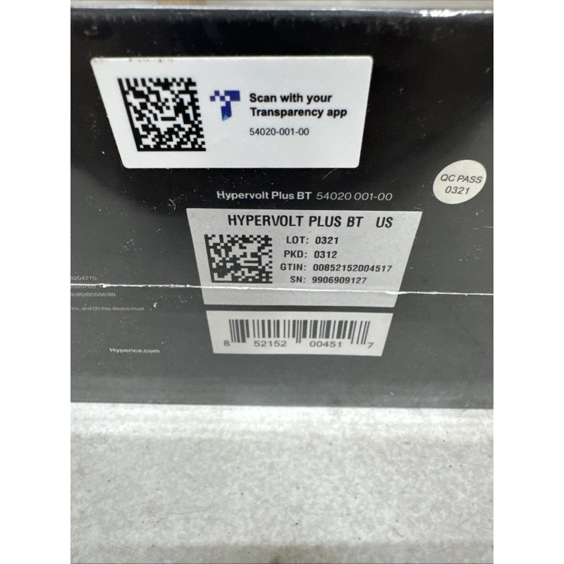 Hyperice Hypervolt Plus Hyperice Percussion Massage Device Bluetooth Black SEALED