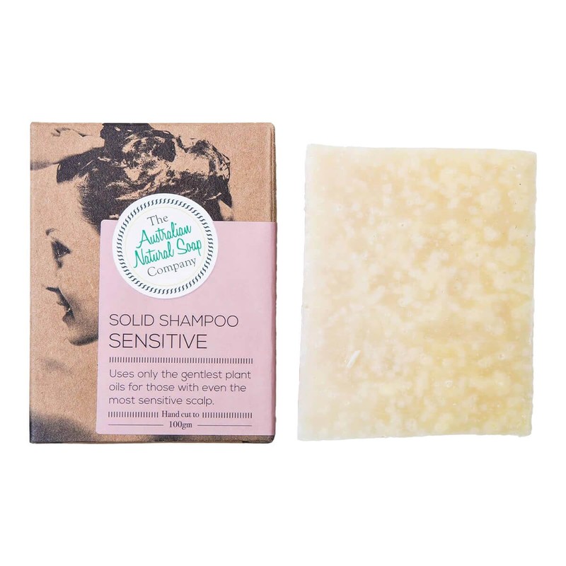 Australian Natural Soap Company Solid Shampoo - Sensitive, 100g