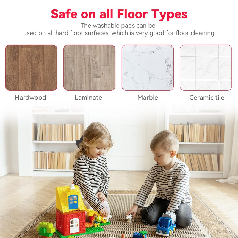 16.5 inch Microfiber Mop Pads for Rubbermaid Reveal Spray Mop