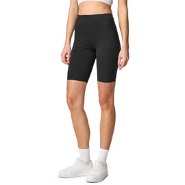 Merry Style MS10-200 Women's Cotton Short Leggings - Black , size: m