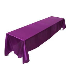 145x320cm Waterproof Tablecloth Table Cover for Rectangle Tablecloth, Party, Banquet, Dinner, Restaurant, Wedding, Event (Red)
