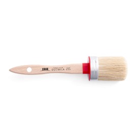 PENNELLIFICIO 2000 Oval Brush, Wooden Handle, Size 12, Wood, Brown, 12 cm