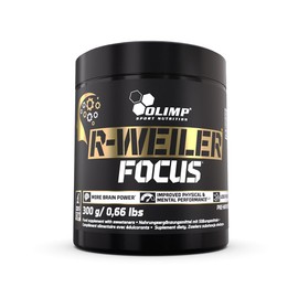 OLIMP SPORT NUTRITION - R-Weiler Focus dietary supplement for more power and concentration. Take your pre workout booster to a whole new level! Flavour: Cola (300 g)