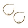 Birdie Hoop Earrings - Gold