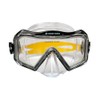 Hawaii Divers Tri View Adult Snorkel Dive Mask, Black/Yellow, One