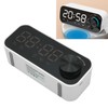 Bluetooth Speaker Alarm Clock Radio Digital LED Display Subwoofer Mini