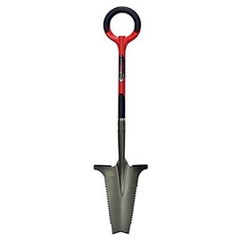 Radius Dig Carbon Steel 10 in. W x 45 in. L Shovel Poly