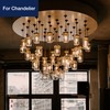 FLSNT 40W Equivalent LED Chandelier Light Bulbs, Dimmable Amber LED