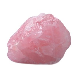 SSAKUGGI Gemstone Rose Quartz Raw Crystal 1PC, Natural Stone Crystals Raw Gemstones and Crystals for Meditation, Decoration, Gemstone Collection