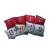 Ohio Cornhole Bags Full Size Regulation Grey and Red bags