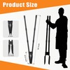 LLARGUEST Post Hole Digger Tools, 54 inches Heavy Duty Hole
