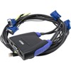 ATEN CS64US 4-Port USB VGA/Audio Cable KVM Switch with Built-in