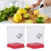 Fruit and Vegetable Speed Cutter with Push Plate Stainless Steel