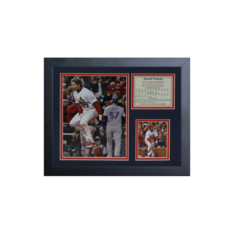 Legends Never Die David Freese 2011 Celebration Framed Photo Collage,