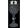 Figuren Shop GmbH Gothic goblet - night wolf with blue