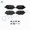 PM Auto Front Rear Brake Pads For 2009-2012 Lincoln MKS,
