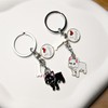 Harikaji Dog Keychain Ring, Cool Cute Pet Dog Keyring Bag