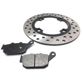 MAXIMASELECT CBR250RR CBR400RR Hornet 250 Jade Rear Brake Set (Brake Pads/Disc Rotors) Replacement Bike Parts Parts Maintenance Brake Parts for Honda