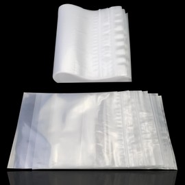 Ziplock Bags, Ziplock Bags, Large, 30 x 42 cm, Resealable Bags, Applicable Kitchen Storage, Storage of Office Supplies, etc., Pack of 50