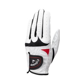 Callaway Gloves WARBIRD LH WHT 24 25 (24 cm, Left Hand Worn [Right Handed]), White, Men's