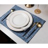 Euroca Cloth Placemats for Dining Table Woven Cotton Fabric Beautiful